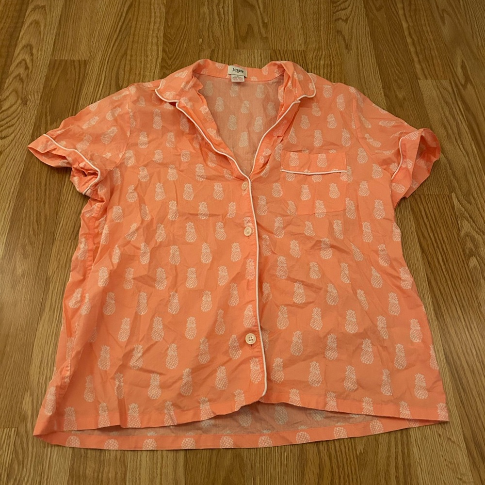J crew sleep button up size medium